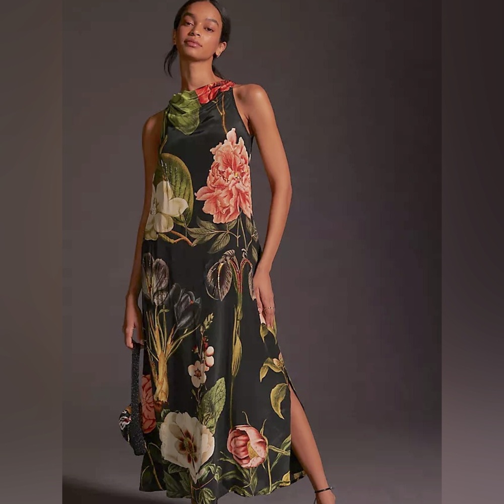 Siddhartha Bansal Halter Maxi Dress